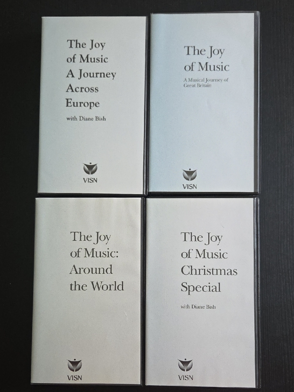 The Joy of Music 4 VHS Tape Set VISN Network Diane Bish Organ Music Performances